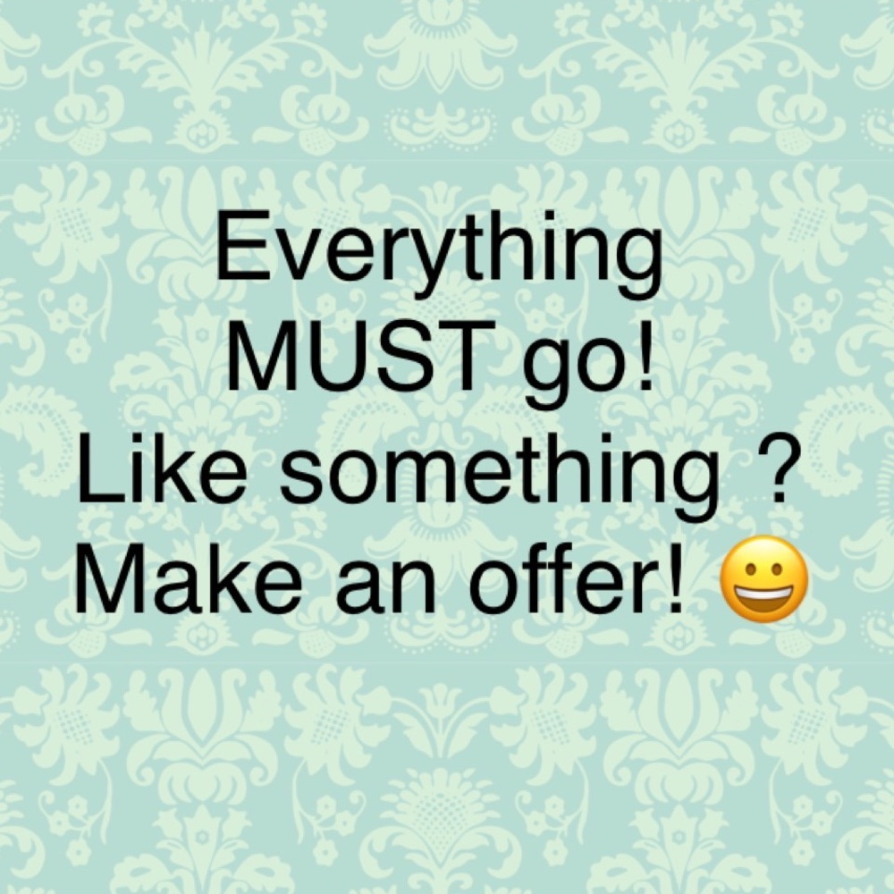 Taking offers now!